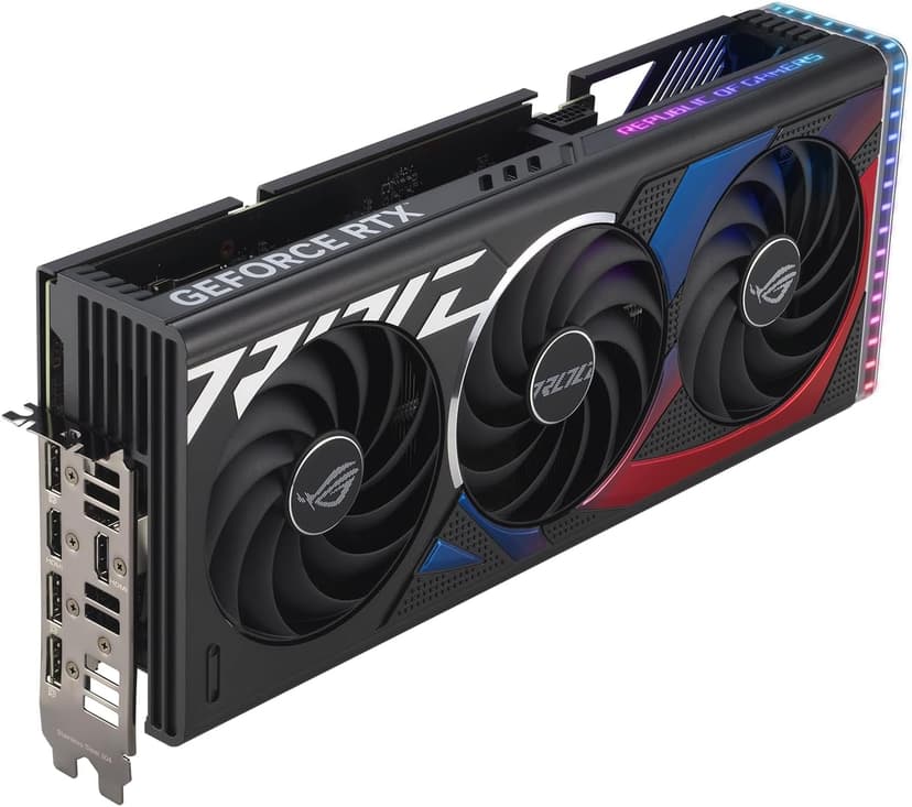 ASUS ROG Strix GeForce RTX 4070 Super OC Edition Gaming Graphics Card (PCIe 4.0, 12GB GDDR6X, DLSS 3, HDMI 2.1a, DisplayPort 1.4a, Massive Vented Backplate, Power Sensing, Aura Sync)
