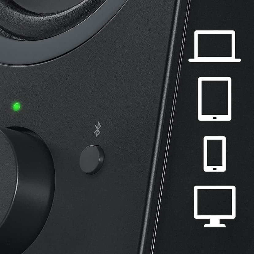 Logitech Z207 2.0 Stereo Computer Speakers with Bluetooth