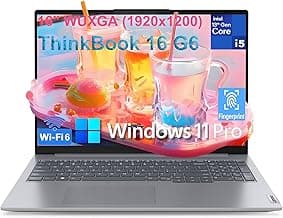 Lenovo 16" FHD Laptop Computers for Home Business Student, 13th Gen Intel Octa-Core i5-13420H (Beat i7-1355U), 32GB DDR5 RAM, 1TB PCIe SSD, WiFi 6, Thunderbolt 4, Fingerprint Reader, W11Pro, Wendbo