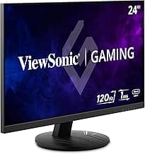 ViewSonic VX2416A 24 Inch 1080p 1ms 120Hz IPS Gaming Monitor with Eye Care, USB C, HDMI 1.4, and DisplayPort Inputs