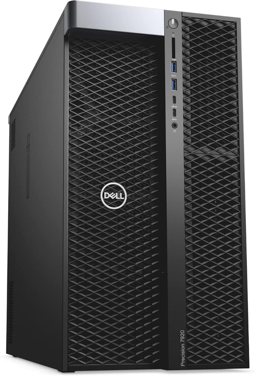 PCSP Precision 7920 Tower Workstation, VR CG AI 4K Editing Rendering, 2X Intel Xeon Gold 6148 up to 3.7GHz (40-Cores), 192GB DDR4, 1TB SSD + 4TB HDD, Quadro P4000 8GB, Windows 11 Pro (Renewed)
