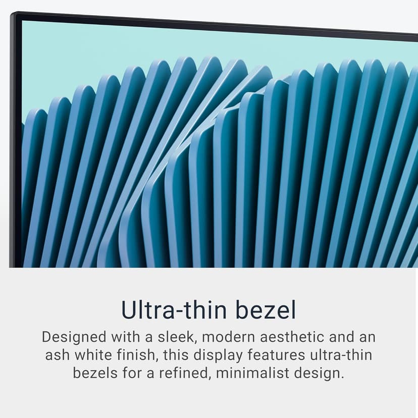 Dell 32 Plus 4K Monitor - S3225QS - 31.5-inch 4K (3840 x 2160) up to 120Hz 16:9 Display, VA Panel, AMD FreeSync Premium, 99% sRGB, 95% DCI-P3, 1500:1 Contrast Ratio, Comfortview Plus - Ash White