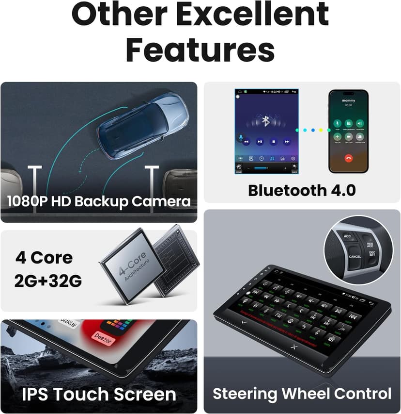 Car Radio Stereo for Dodge Ram 1500 2500 2013-2018: 9 inch Touchscreen Upgrade Radio DSP Stereo (2GB+32GB) Wireless CarPlay&Android Auto GPS Navigation 5G WiFi Bluetooth (Only fit Manual AC)