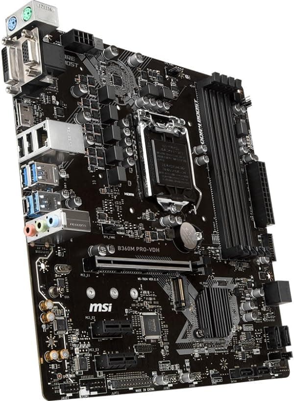MSI B360M PRO-VDH Desktop Motherboard Intel Chipset Socket H4 LGA-1151