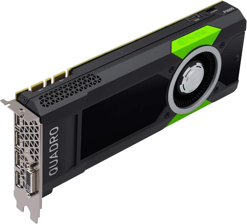 PNY NVIDIA Quadro P5000 16 GB VR Ready Graphics Card - Black