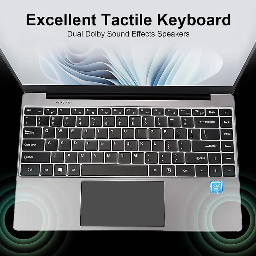 15.6" School Laptop,Compatible With Windows 11 Laptop Computer for Business ,8GB RAM 256GB SSD,Intel N4000, FHD 1920 x 1080 Screen,MS Office,WiFi,BT4,2xUSB3.0,Long Battery Life Student Computer