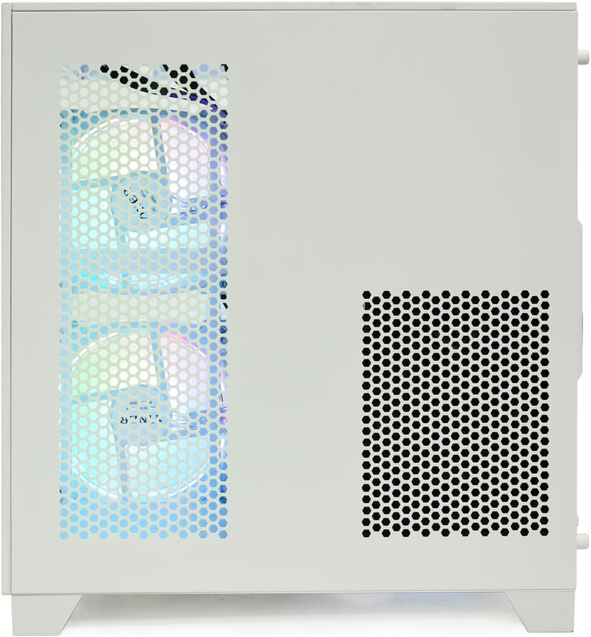 LXZ Desktop PC Computer Ryzen 5-5600GT 8 core 3.6GHz, 16G DDR4 RAM, 512G NVME SSD, Tower Computer with 400W Power Supply for Working, Home and Office (White)