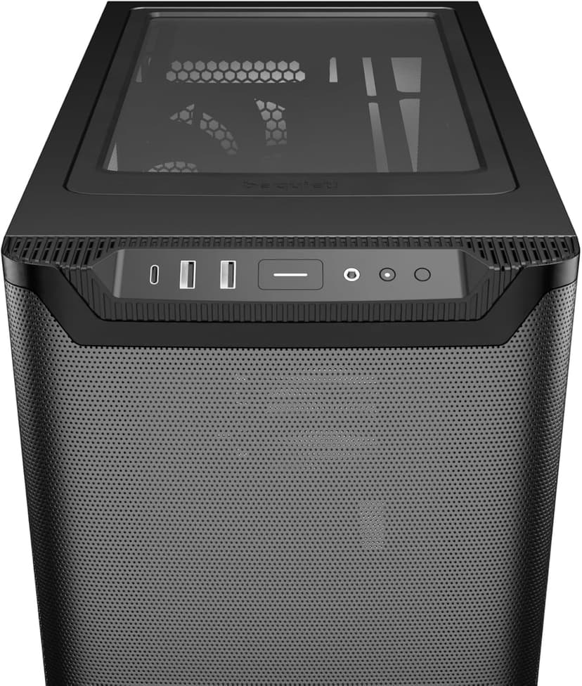 be quiet! Pure Base 501 Black PC case | 2 Preinstalled Quiet Fans | Mid Case | USB 3.2 Gen | Airflow | BGW74