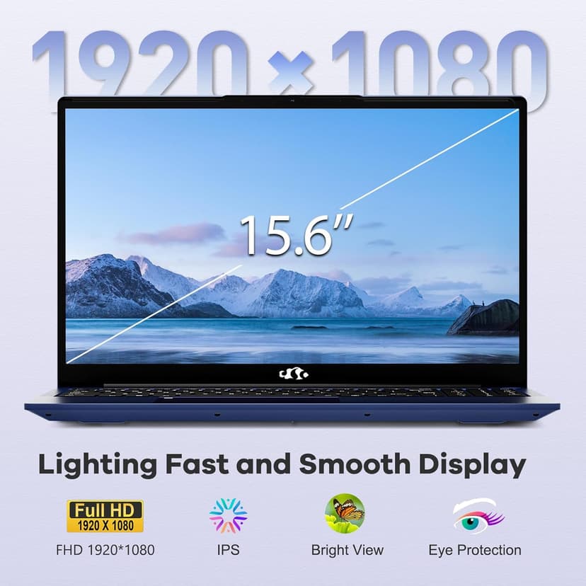 NIMO 15.6" IPS FHD-Gaming-Laptop, 6 Cores AMD Ryzen 5 6600H 32GB DDR5 RAM 1TB SSD (Beat i7-1165G7 up to 4.5GHz) 660M 6nm GPU-Computer with 100W Type-C Backlit Keyboard, Fingerprint