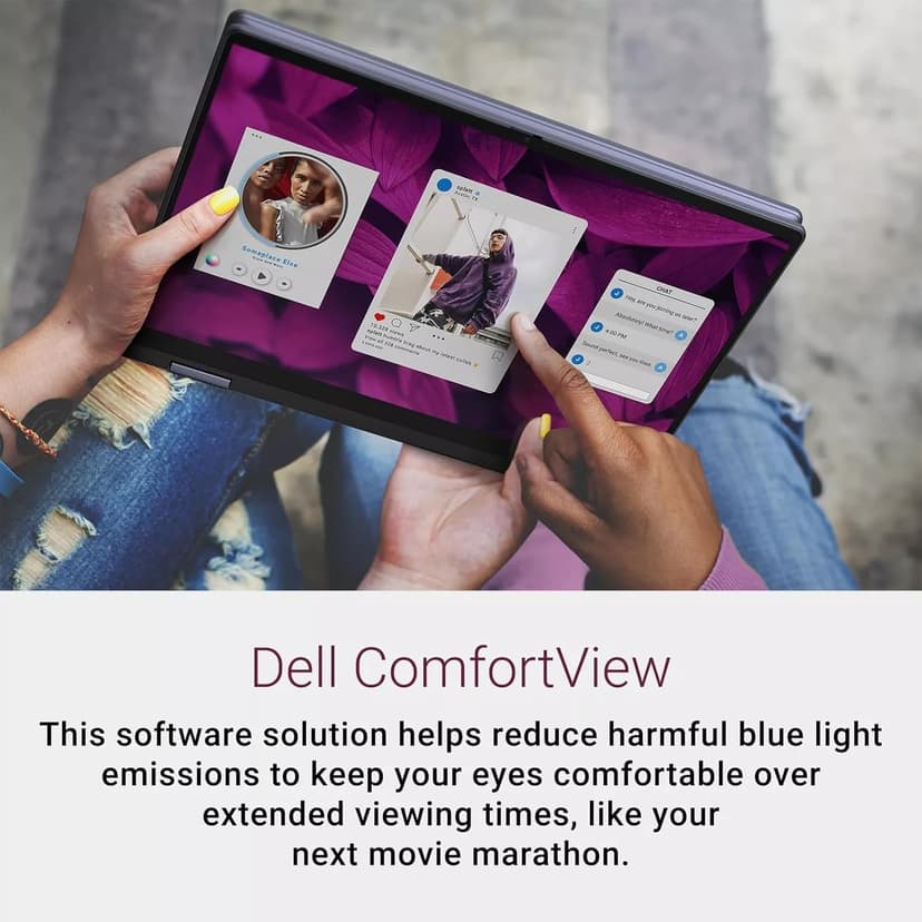 Dell Inspiron 14 2-in-1 Business Laptop | 14" IPS FHD+ Touchscreen | w/Office & Externa l DVD Drive | AMD Ryzen 5 8640HS | Fingerprint Reader | Backlit KB | Win 11 Pro | 64GB DDR5 | 4 TB SSD