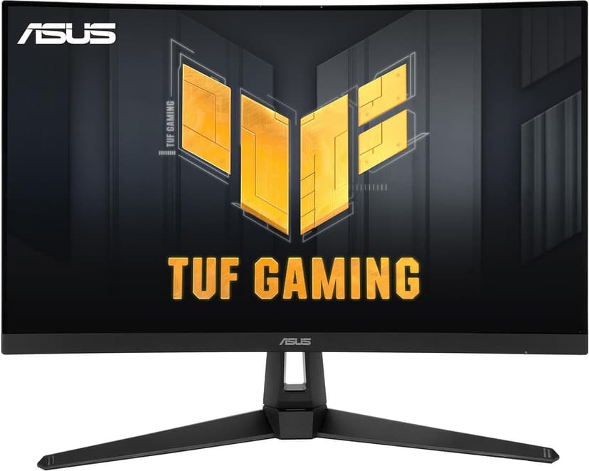ASUS TUF Gaming VG27VH1B 27” Curved Monitor, 1080P Full HD, 165Hz (Supports 144Hz), Extreme Low Motion Blur, Adaptive-sync, FreeSync Premium, 1ms, Eye Care, HDMI D-Sub, BLACK