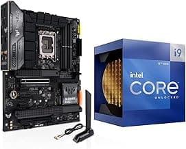 INLAND by Micro Center CPU Motherboard Intel Core i9-12900K 12th Gen 16-Cores LGA 1700 Desktop Processor with ASUS TUF Gaming Z790-Plus WiFi DDR5 Gaming Motherboard
