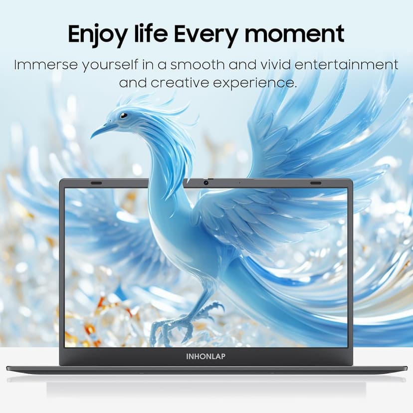 Laptop Computer, 14 Inch Laptop 8GB RAM 128GB SSD Laptops, Quad-Core N5095 Processor, Up to 2.9 GHz, Win11 Pro, Office Pro Plus 2024, WiFi 5, BT 5.0, Webcam, Long Lasting Battery, Black