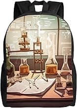 Chemistry Lab Laptop Backpack for Travel Waterproof College Backpack Men Women Laptop Bag Casual Daypack