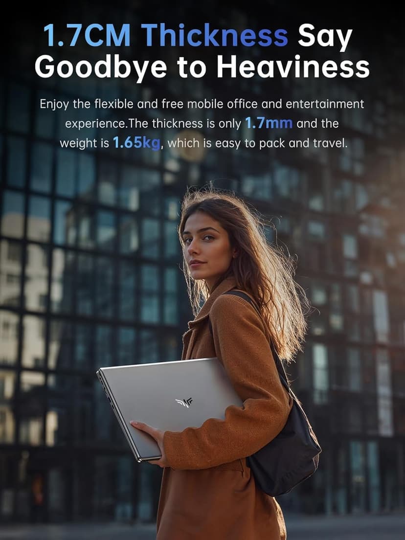 ACEMAGIC Laptop Computer with Windows 11,5000 mAh Battery,Intel N150 Quad-Core Processor UP to 3.6GHZ,16GB DDR4 RAM 512GB SSD,WiFi 5,Full HD IPS Display,2025 Laptops for Work Business Office