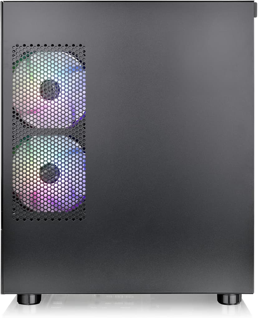 Thermaltake View 170 TG ARGB Black Micro-ATX Case; 3x120mm ARGB Fans Included; Supports Up to 280mm Radiator; Front & Side Dual Tempered Glass Panel; CA-1Z4-00M1WN-00; 3 Year Warranty
