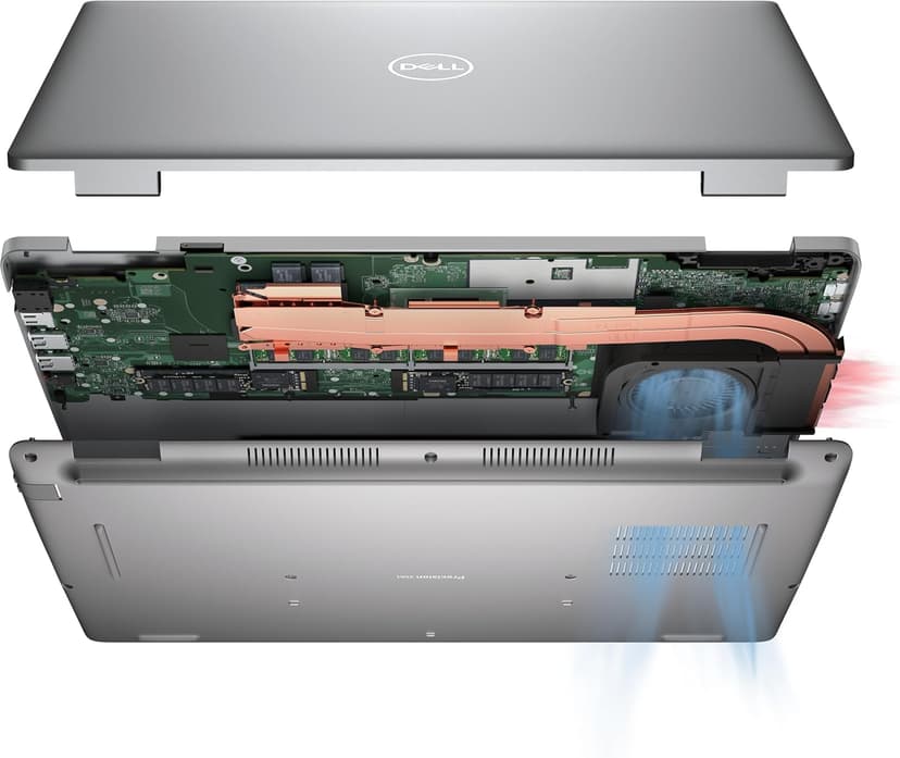 Dell Mobile Workstation 3571 3000 (15.6" FHD, Intel 14-Core i7-12800H, 64GB DDR5 RAM, 2TB SSD, NVIDIA T600) Business Laptop, Backlit Keybaord, Webcam, Ethernet, Wi-Fi 6E, Win 11 Pro, Gray