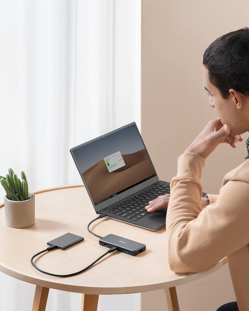 Anker 555 USB-C Hub (8-in-1), with 85W Power Delivery, 4K 60Hz HDMI Port, 10Gbps USB C and 2 A Data Ports, Ethernet microSD SD Card Reader, for MacBook Pro More