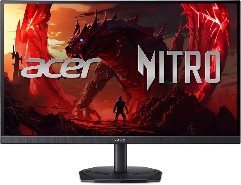 Acer Nitro 23.8 Inch Full HD 1920 x 1080 ZeroFrame Design IPS Gaming Monitor | AMD FreeSync Premium | 200Hz Refresh | Up to 0.5ms | One Display Port 1.2 and Two HDMI 2.0 Ports | KG241Y X1biip