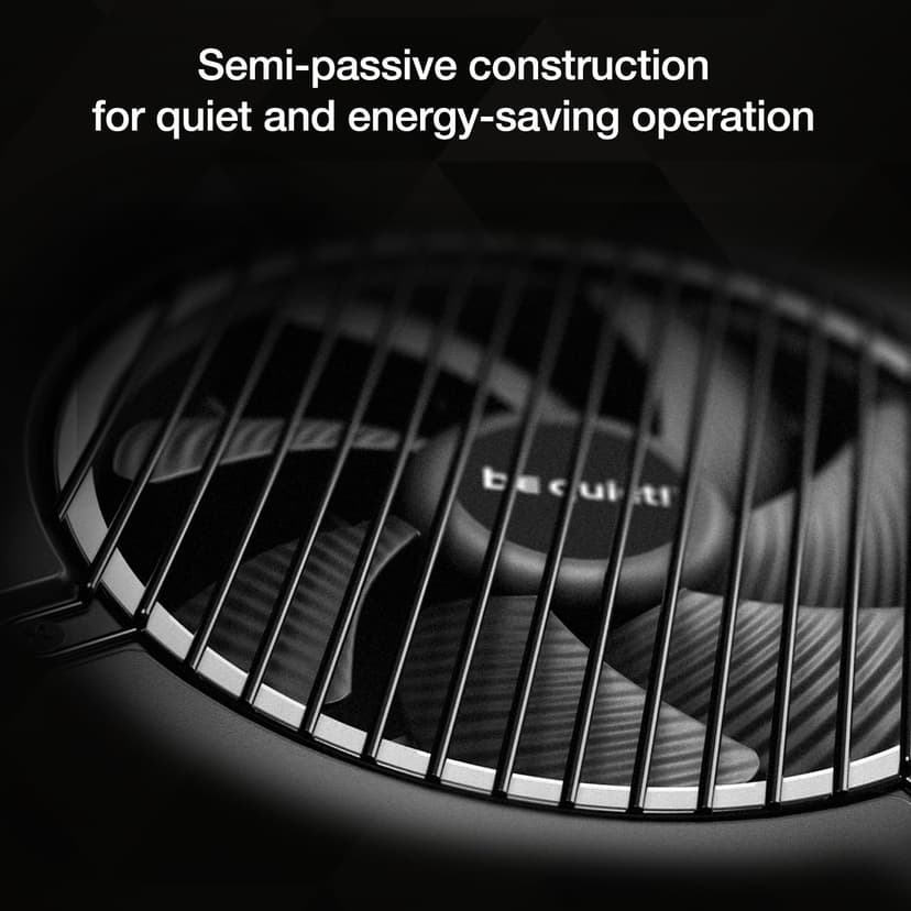 be quiet! Pure Power 13 M 850W Power Supply, 80 Plus® Gold Certification, ATX 3.1 PSU, Support for PCIe 5.1 GPUs, semi-Passive 120mm be quiet! Fan, LLC Technology, Single Rail, for Overclocked GPUs