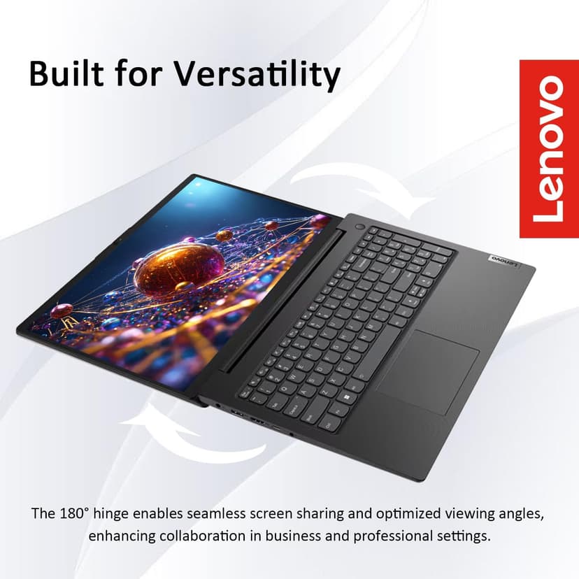 Lenovo V15 Business Laptop with Microsoft Office, Intel 6-core Processor(Up to 4.4 GHz), 15.6" FHD Display, 36GB RAM, 1TB SSD, Ethernet Port RJ-45, Wi-Fi 6, Windows 11 Pro, Copilot AI-Ready, WOWPC USB