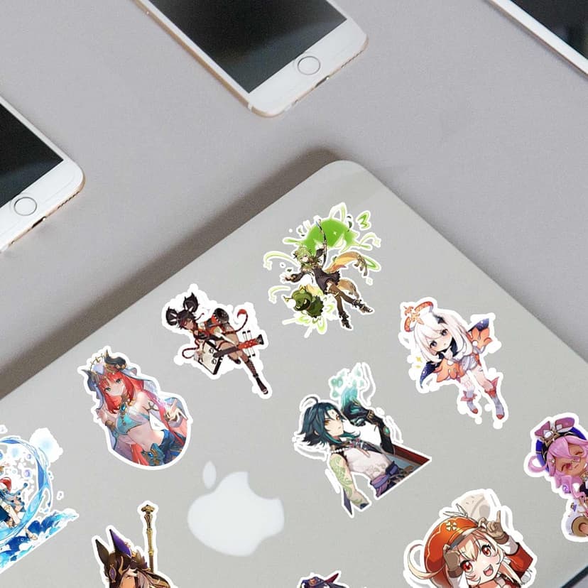 Genshin Impact Stickers 100pcs and 12pcs of Latest Sumeru Characters Waterproof for Laptop Bottle Skins and Decals Surprise Gift for Fans Travelers
