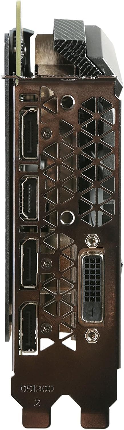 ZOTAC GeForce GTX 1080 AMP! Edition, ZT-P10800C-10P, 8GB GDDR5X Ice Storm Cooling, Metal Wraparound Carbon ExoArmor exterior, Ultra-wide 100mm Fans Gaming Graphics Card