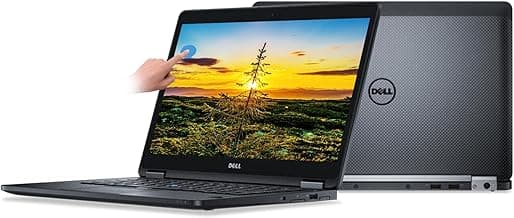 Dell Latitude E7270 UltraBook Screen Business Laptop (Intel Core i5-6300U, 8GB Ram, 256GB Solid State SSD, HDMI, Camera, WiFi, Smart Card Reader) Win 10 Pro (Renewed)