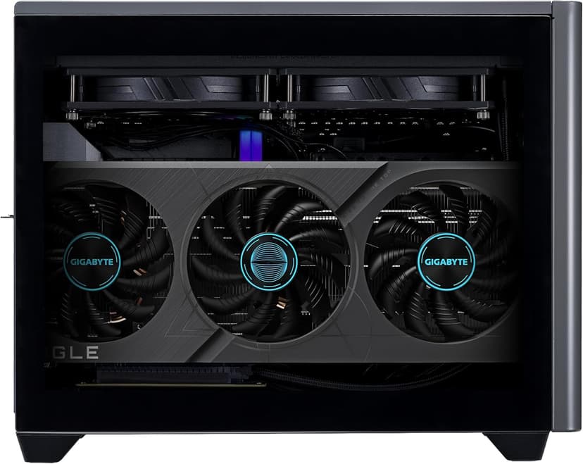 Cooler Master NR2 Pro Mini ITX – Intel i7-14700F 2.1GHz (5.4GHz Turbo) | Gigabyte RTX 4060 Ti 8GB & B760I AORUS PRO | 32GB DDR5 6000MHz | 1TB Gen4 M.2 | WiFi | Windows 11 | 280mm AIO Gaming PC