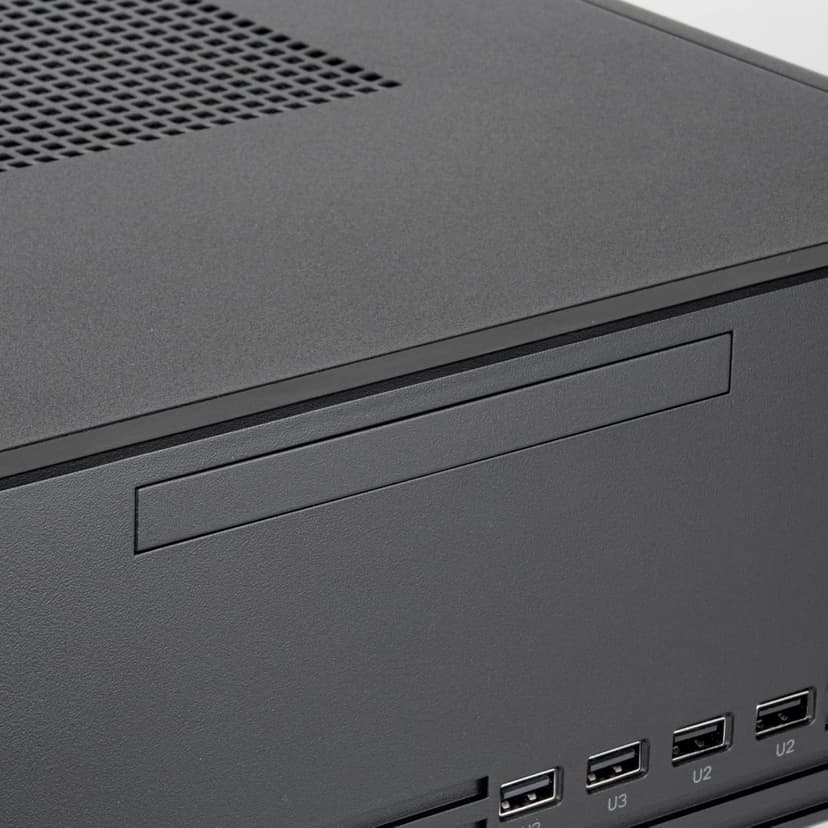 SilverStone Technology Milo 11 Slim & Compact Micro-ATX enclousre for Office or Home Theater, Requires TFX PSU (Sold Separately), SST-ML11B