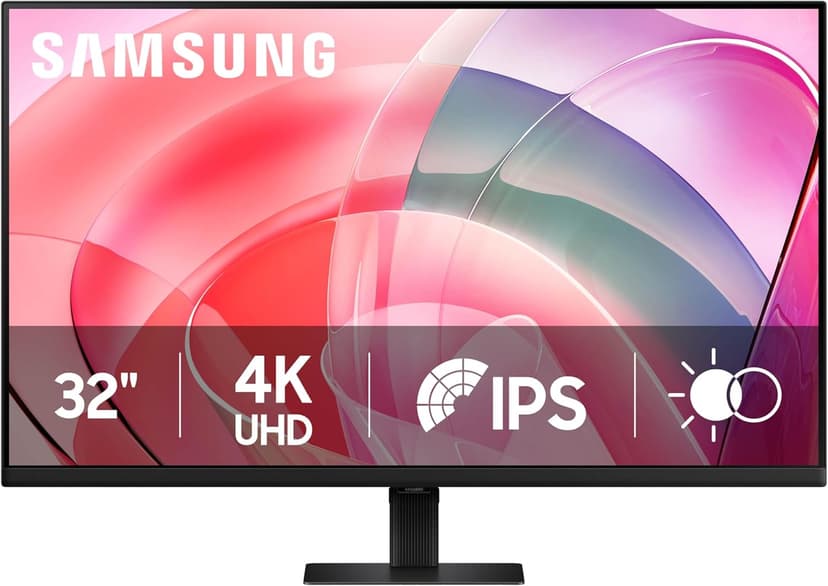 SAMSUNG 32" ViewFinity S7 (S70D) 4K UHD IPS HDR10 High Resolution Monitor, HDMI & DP Port, TUV-Certified, 2025, LS32D700EBNXGO