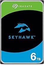 Seagate Skyhawk 6TB Video Internal Hard Drive HDD – 3.5 Inch SATA 6Gb/s 256MB Cache for DVR NVR Security Camera System with in-House Rescue Services (ST6000VXZ09/009)
