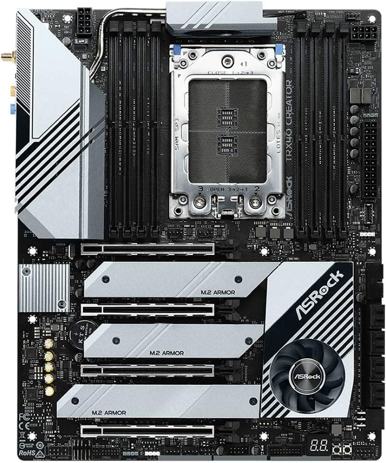 ASRock MB TRX40 Creator AMD Ryzen Threadripper sTRX4 TRX40 Max256GB DR4 ATX