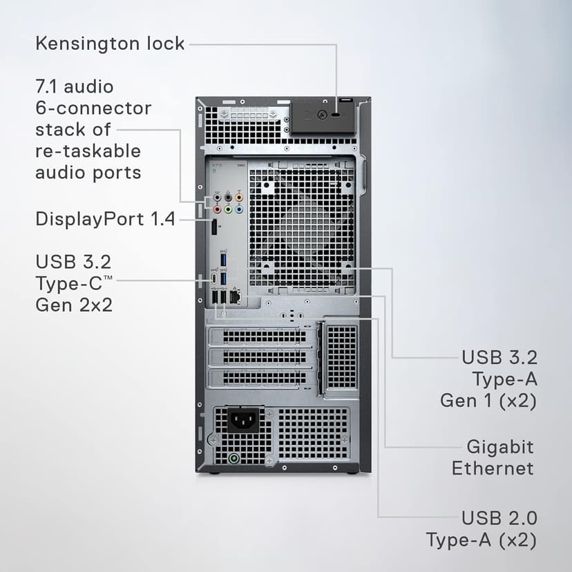 Dell XPS 8960 Desktop Computer Tower - 14th Gen Intel Core i9-14900 24-Core Processor, 64GB DDR5 RAM, 4TB NVMe SSD, NVIDIA GeForce RTX 4060 Ti 16GB GDDR6 Graphics, Windows 11 Pro - Graphite Black