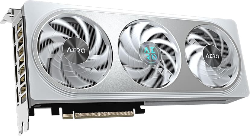 GIGABYTE GeForce RTX 5060 AERO OC 8G Graphics Card, 8GB 128-bit GDDR7, PCIe 5.0, WINDFORCE Cooling System, GV-N5060AERO OC-8GD Video Card