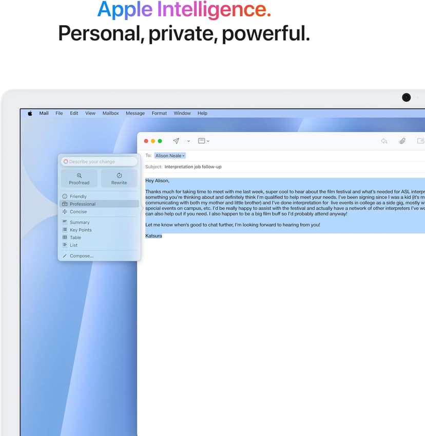 Apple 2024 iMac All-in-One Desktop Computer with M4 chip with 10-core CPU and 10-core GPU: Built for Apple Intelligence, 24-inch Retina Display, 16GB Unified Memory, 512GB SSD Storage; Blue