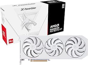 PowerColor Hellhound Spectral White AMD Radeon RX 9070 XT 16GB GDDR6