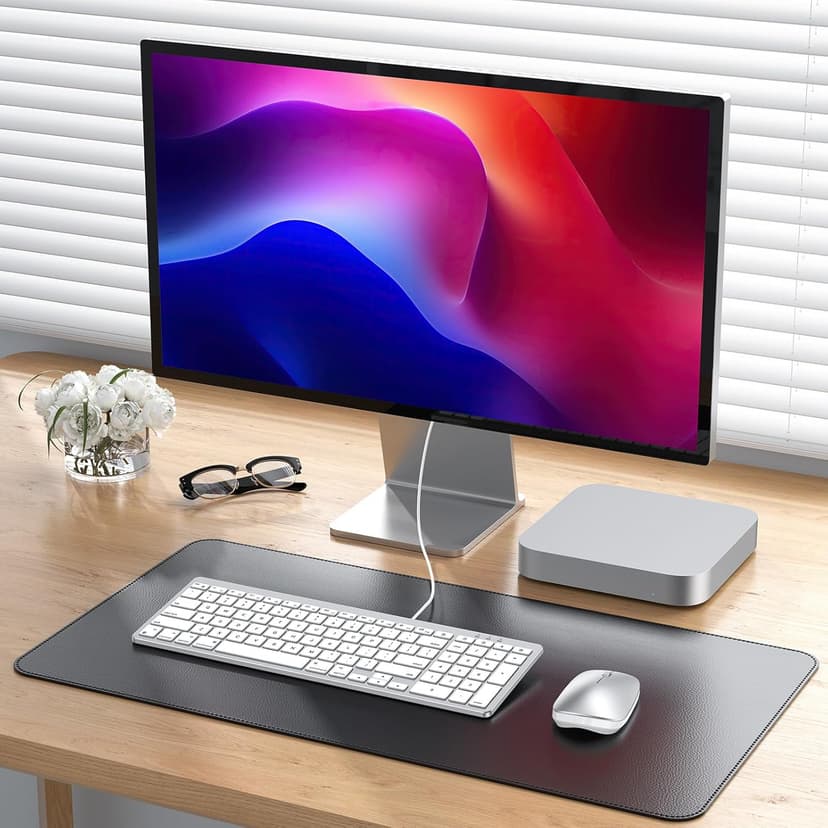 OMOTON Wired Keyboard Compatible with Mac, with Dual Interface (USB and Type-C), Numeric Keypad Compatible with MacBook Pro/Air, iMac, Mac mini/Pro Laptop, Silver