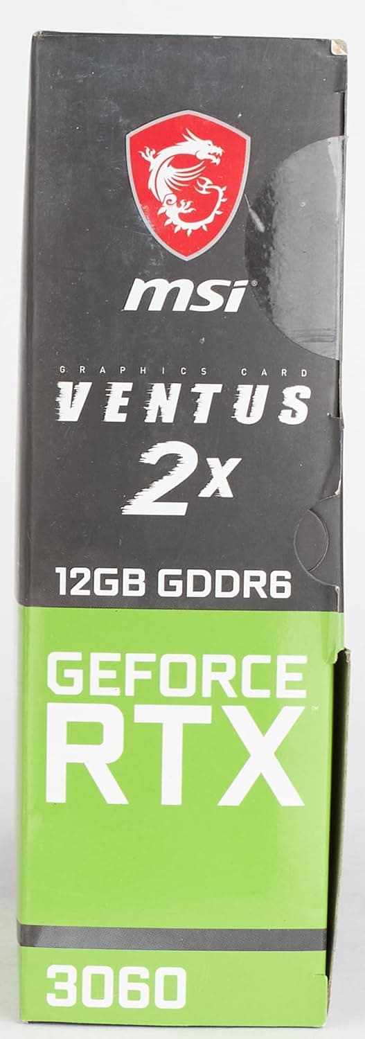 MSI Gaming GeForce RTX 3060 12GB 15 Gbps GDRR6 192-Bit HDMI/DP PCIe 4 Torx Twin Fan Ampere OC Graphics Card