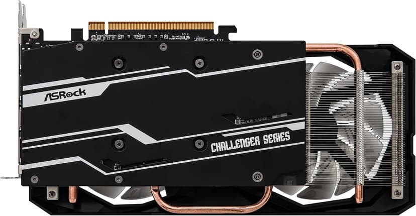 ASRock AMD Radeon RX 7600 Challenger 8GB OC GDDR6 DisplayPort HDMI 0dB Silent Cooling Graphics Card 128-bit 7680 x 4320 18 Gbps Graphics Card