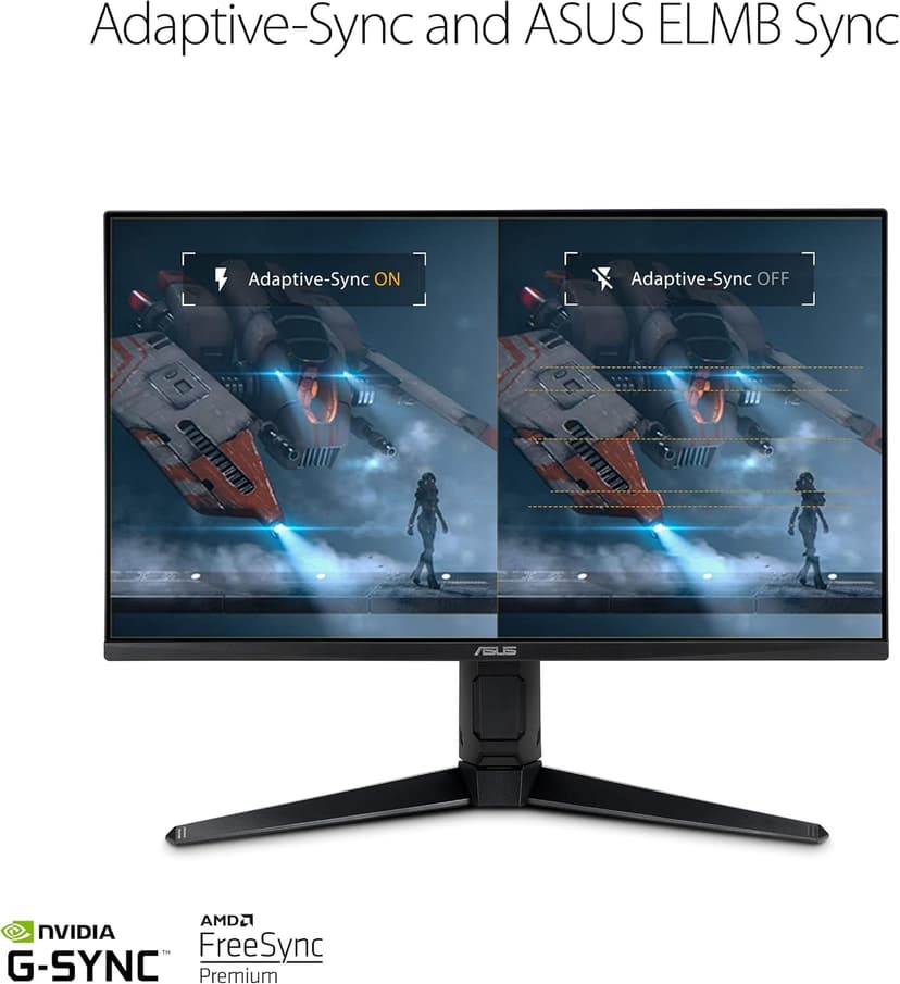 ASUS TUF Gaming 28” 4K 144HZ DSC HDMI 2.1, Monitor (VG28UQL1A) - UHD (3840 x 2160), Fast IPS, 1ms, Extreme Low Motion Blur Sync, G-SYNC Compatible, FreeSync Premium, Eye Care, DCI-P3 90%,BLACK