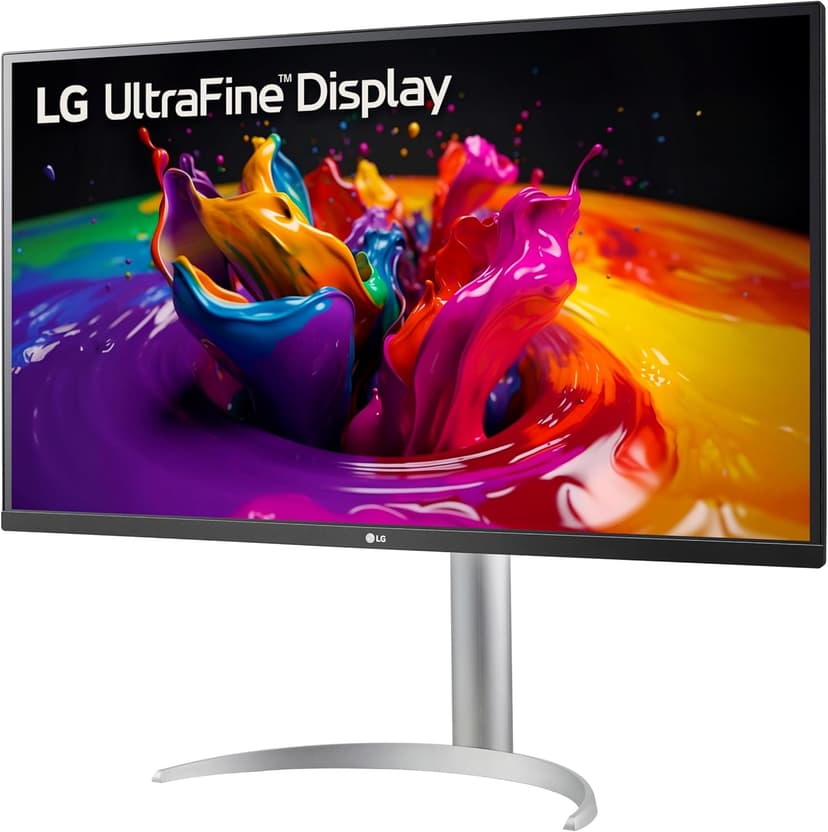 LG 32UP83AK-W 32-inch Ultrafine 4K UHD (3840 x 2160) IPS Computer Monitor, 60Hz, HDR10, Built-in Speaker, Reader Mode, HDMI, DisplayPort, USB Type-C 60W PD, Tilt/Height/Pivot Adjustable Stand, White