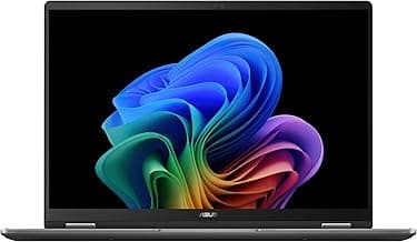 ASUS Vivobook 14 Flip Laptop Copilot+ PC, 14” OLED WUXGA 60Hz Touch Display, Intel® Core™ Ultra 5 226V, Intel® Arc™ Graphics, 16GB Memory, 512GB Storage, Windows 11, Matte Gray, TP3407SA-ES54T