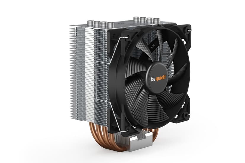be quiet! Pure Rock Pro 3 LX CPU Air Cooler | 6 High Performance 6mm Heat Pipes with HDT Technology | 120mm Quiet ARGB PWM Fan | AMD:AM4 AM5/Intel LGA 1700/1150/1151/1200 | Black | BK043