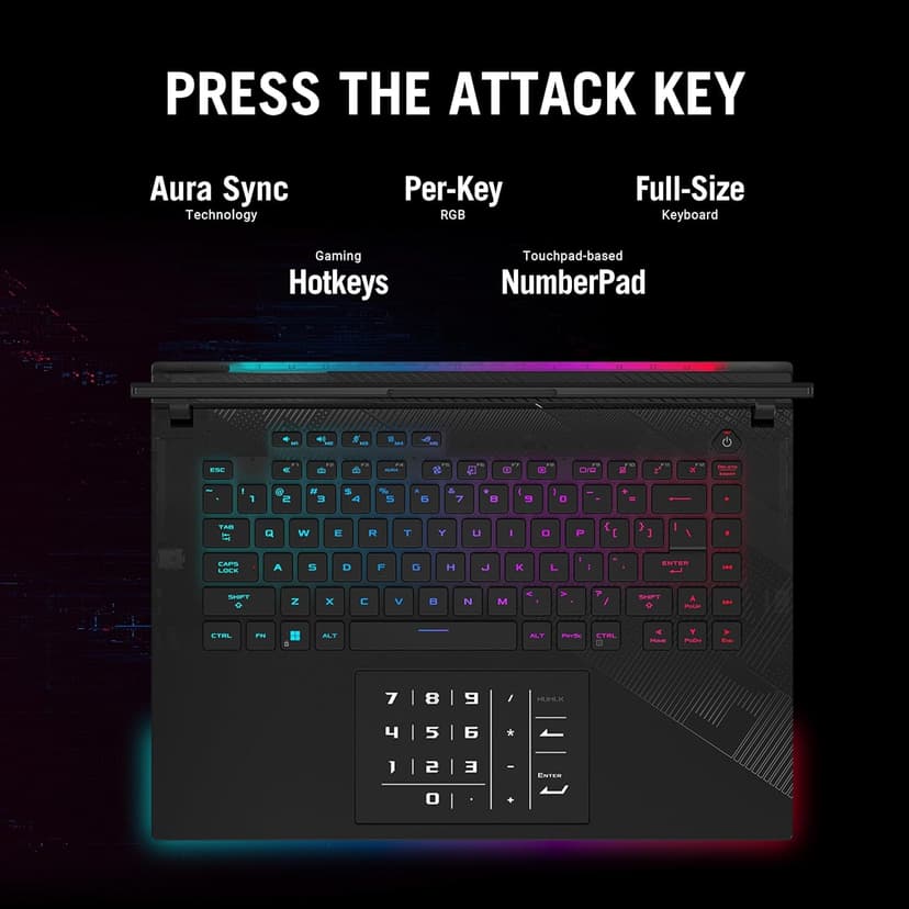 ASUS ROG Strix Scar 16 (2024) Gaming Laptop, 16” Nebula HDR 16:10 QHD 240Hz/3ms, 1100 nits, Mini LED Display, GeForce RTX 4080, Intel Core i9-14900HX, 32GB DDR5, 1TB SSD, Windows 11 Pro, G634JZR-XS96