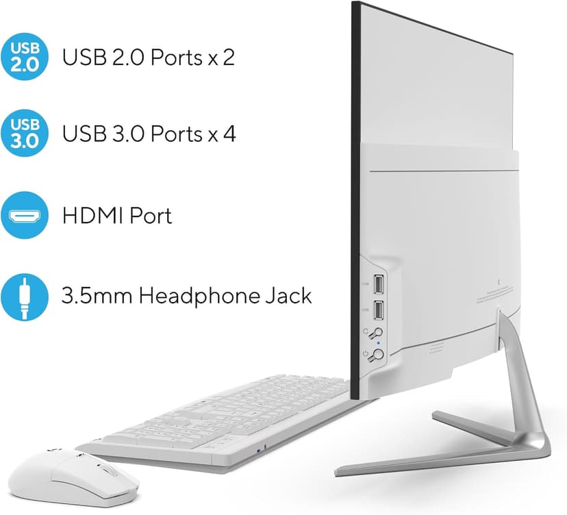 Core Innovations 24" All-in-One Desktop PC with Windows 11