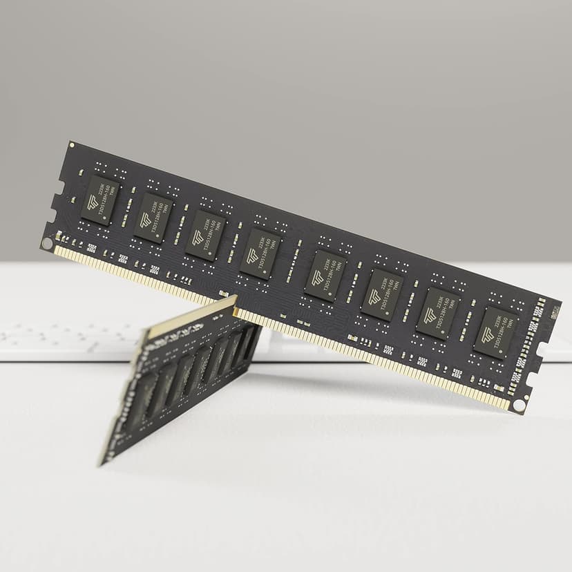 Timetec 8GB DDR3L / DDR3 1600MHz (DDR3L-1600) PC3L-12800 / PC3-12800 (PC3-12800U) Non-ECC Unbuffered 1.35V / 1.5V CL11 2Rx8 Dual Rank 240 Pin UDIMM Desktop PC Computer Memory RAM Module Upgrade (8GB)