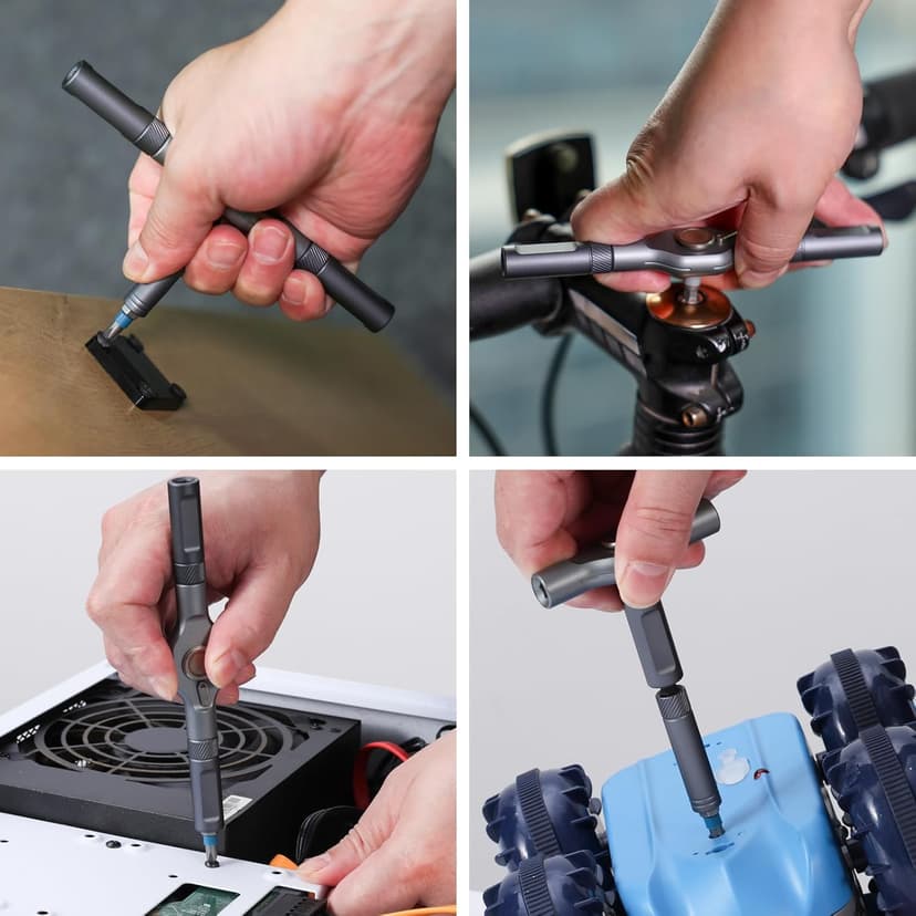 24 in 1 Magnetic Screwdriver Set, DIY Ratchet Mini Screwdriver Set, Removable self-assembly Precision Screwdriver kit, Magnetic DIY Precision Tool kit for PC Mobile Watch Bicycle
