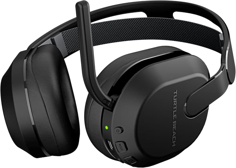 Turtle Beach Stealth 500 Wireless Amplified Gaming Headset for PC, PS5, PS4, & Mobile – 40-Hr Battery, Bluetooth, Memory Foam Cushions, Flip-to-Mute Mic, EQ Presets, Companion App – Black