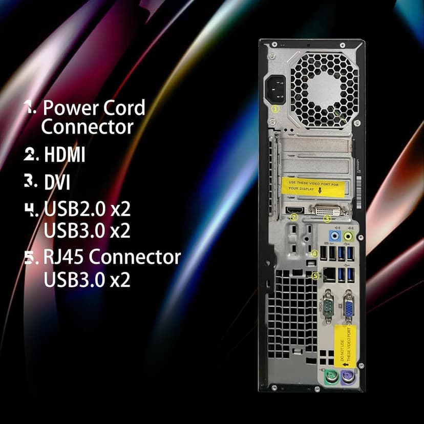 HP RGB Gaming Desktop Computer, Intel Quad Core I5-6500 up to 3.6G, Radeon RX 550 4G, 16GB DDR4, 1TB SSD, RGB Keyboard & Mouse, 600M WiFi & BT 5.0, Win 10 Pro (Renewed)